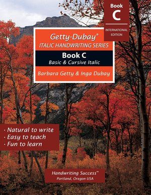 Gettydubay Italic Handwriting Series: Book C