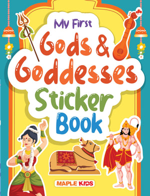 My First Sticker Book - Gods And Goddesses - Activity Book For Kids - Stickers For Children - Age 3+ Years