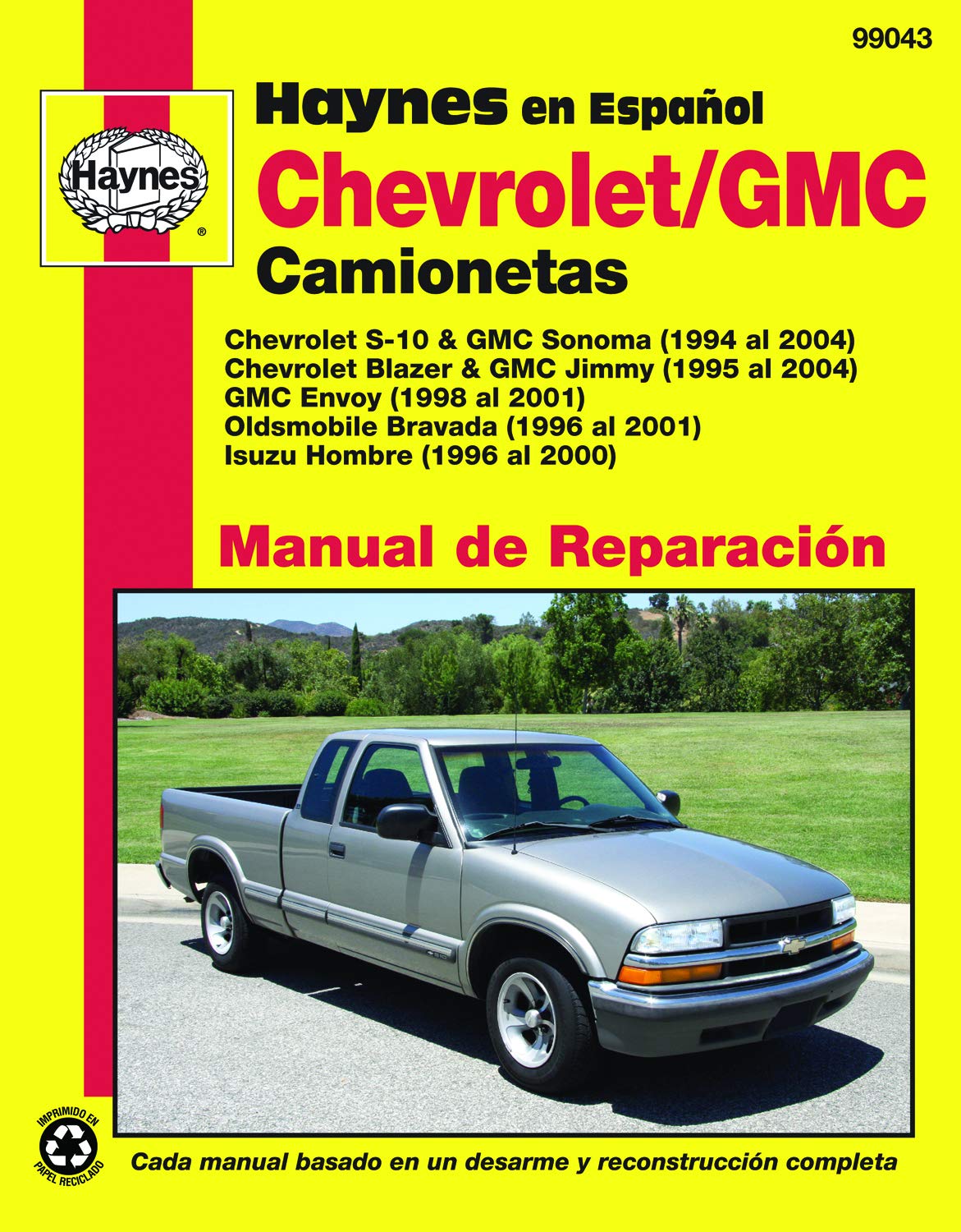 Chevrolet S10 & GMC Sonoma, '94'04 (Haynes Automotive),Used