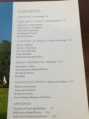 Golf Course Designs,Used