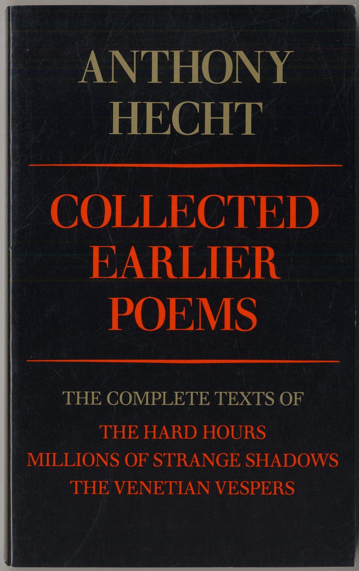 Collected Earlier Poems,Used