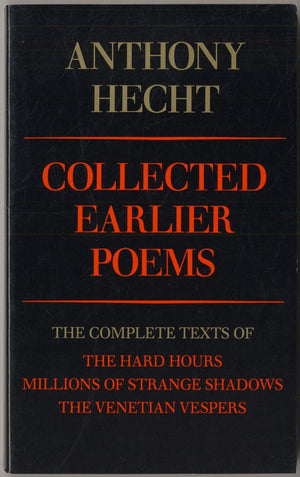 Collected Earlier Poems,Used