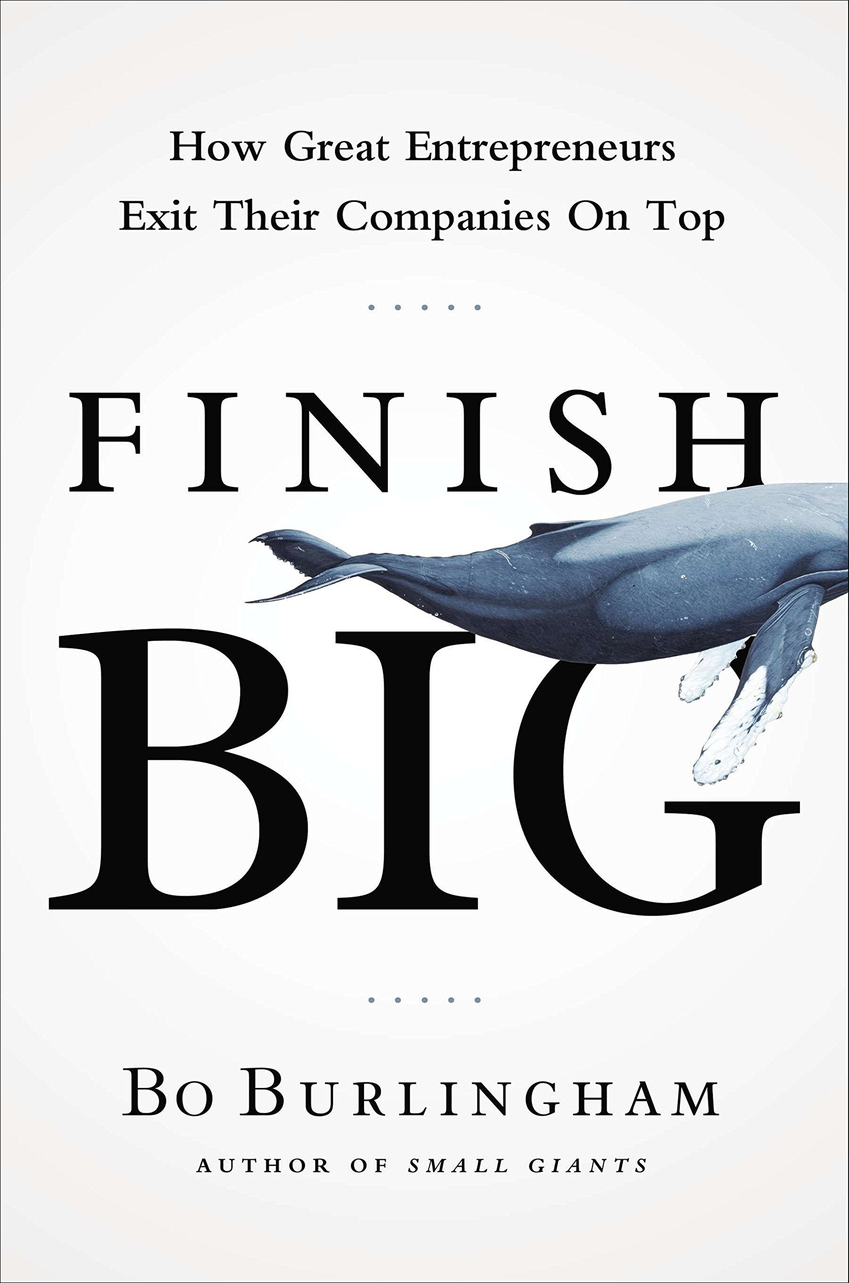 Finish Big: How Great Entrepreneurs Exit Their Companies on Top,Used