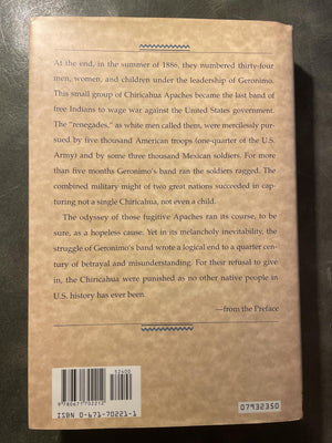 Once They Moved Like the Wind: Cochise, Geronimo, and the Apache Wars,New