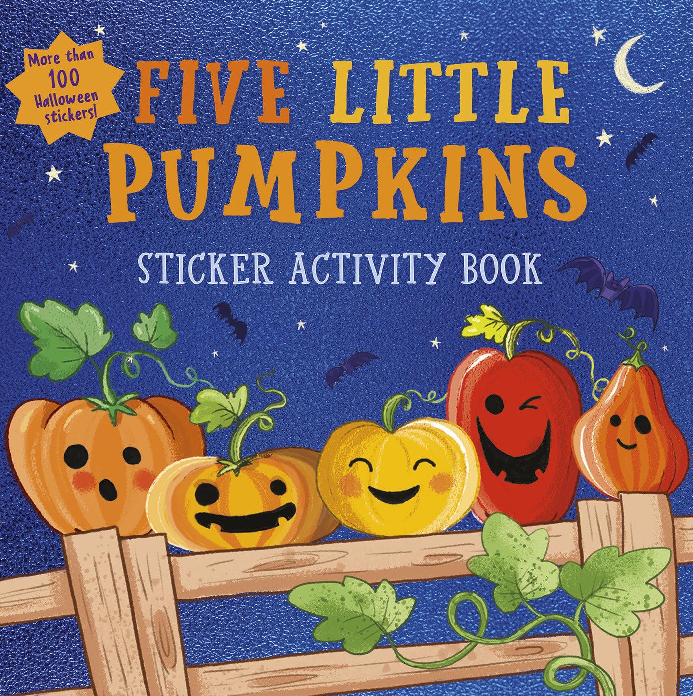Five Little Pumpkins sticker activity book,New