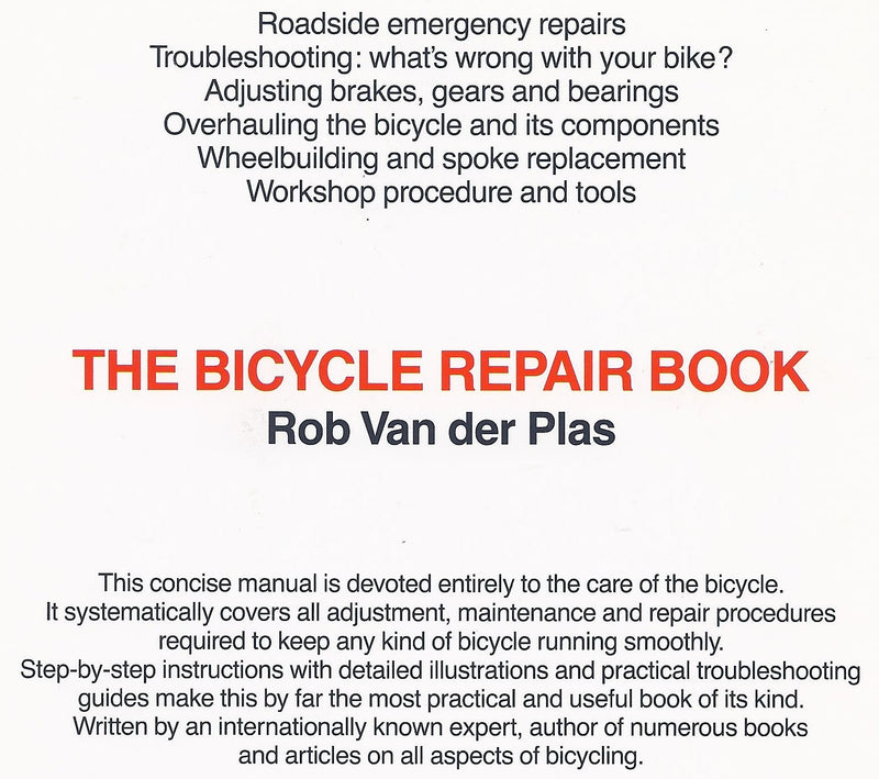 The Bicycle Repair Book,Used