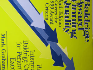 Baldrige Award Winning Quality 9ed,Used