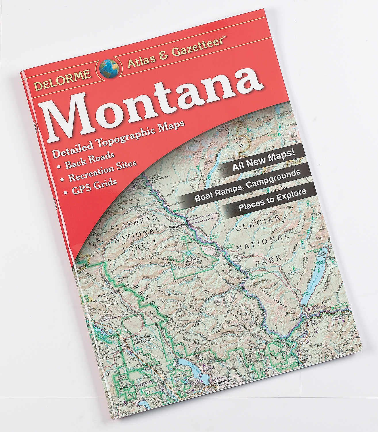 Montana Atlas & Gazetteer (Delorme Atlas & Gazetteer),Used