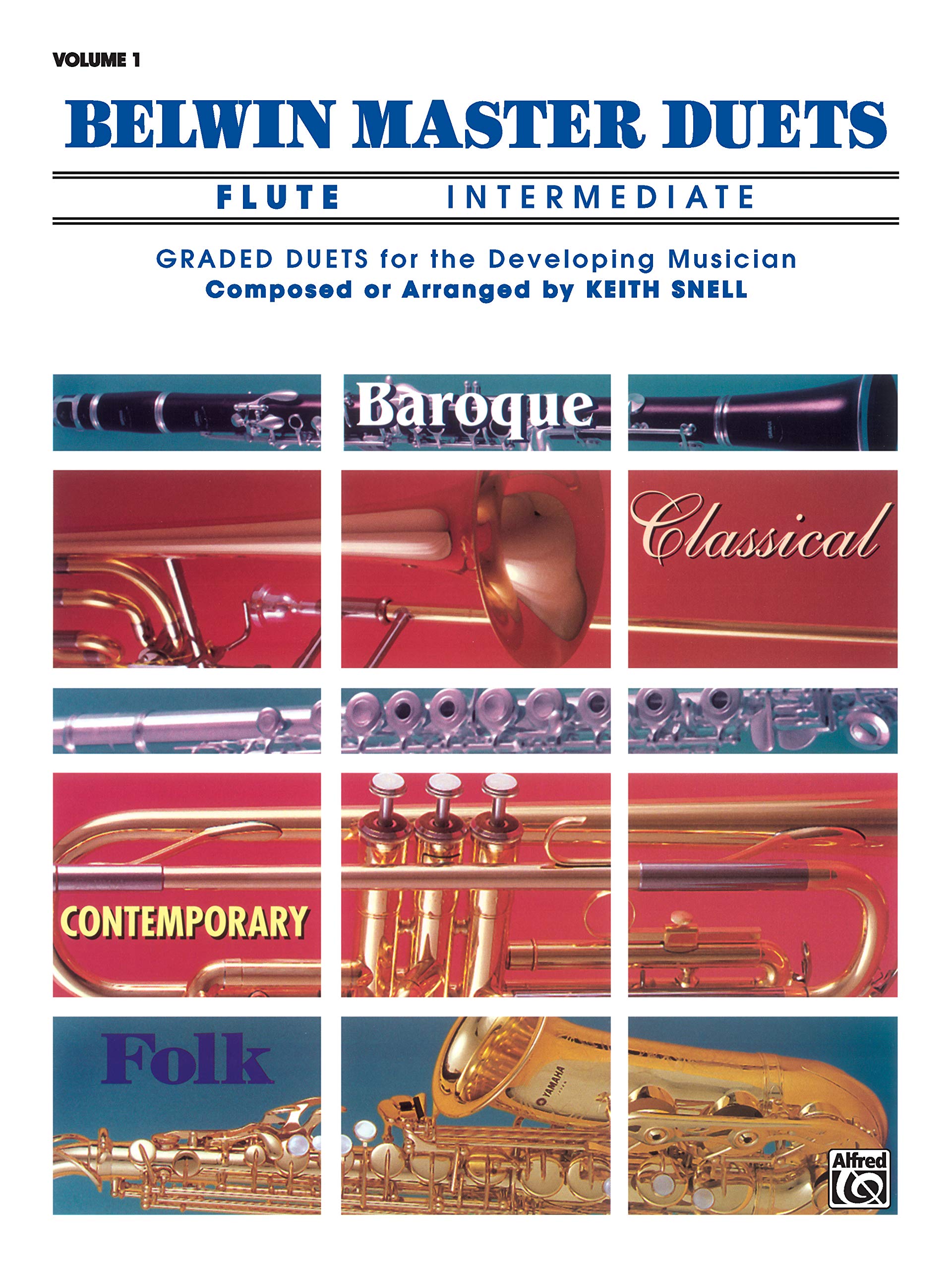 Belwin Master Duets (Flute), Vol 1: Intermediate,Used