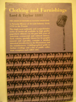 Clothing and furnishings;: Women's suits, walking costumes and dresses, wrappers, shawls, underwear, corsets, shoes, trimmed hat,Used