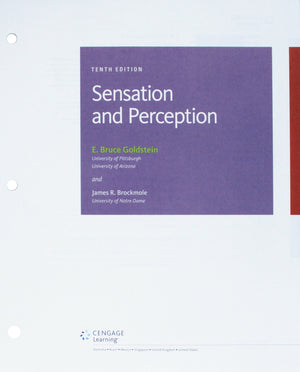 Bundle: Sensation and Perception, Looseleaf Version, 10th + MindTap Psychology, 1 term (6 months) Printed Access Card,Used