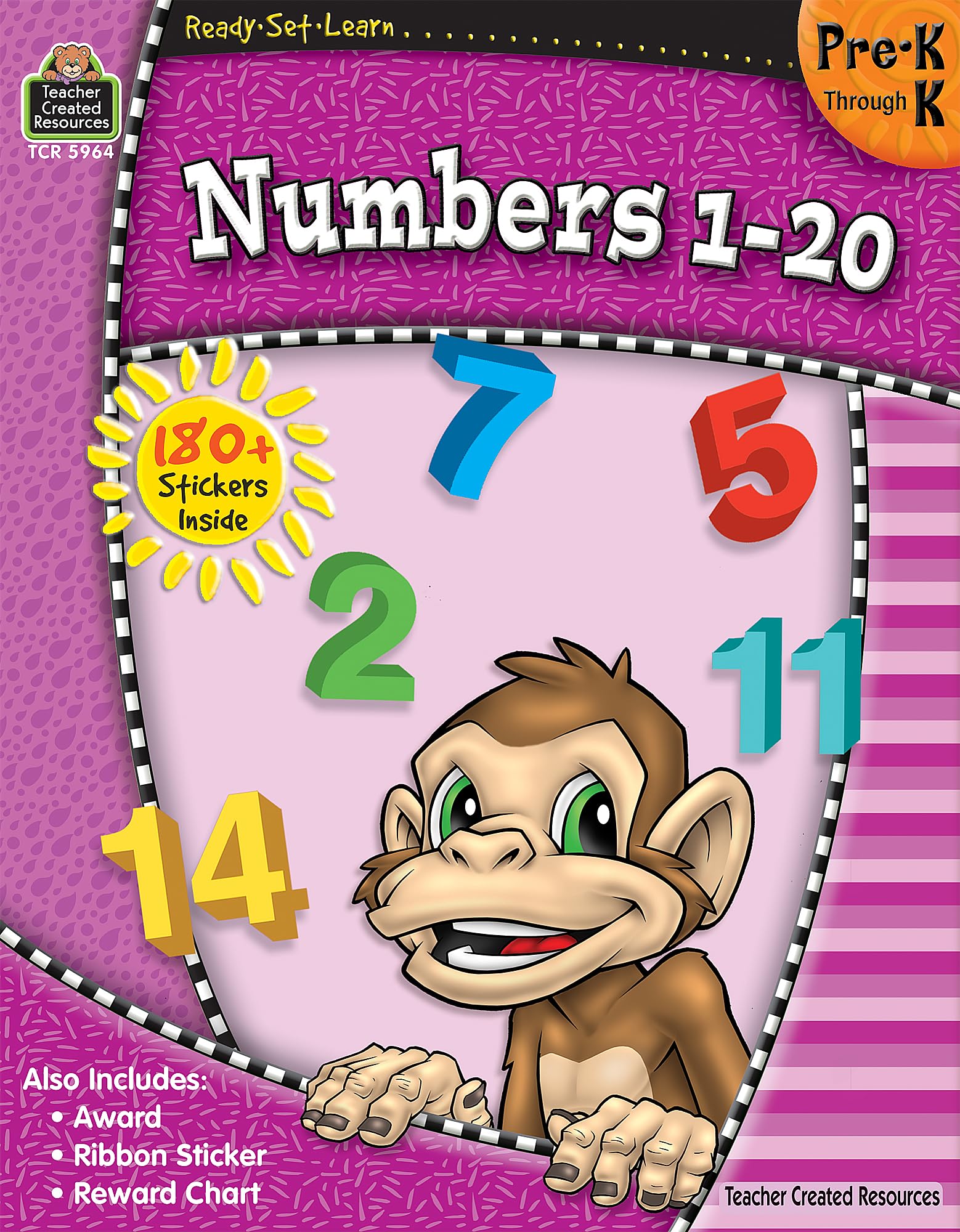 ReadySetLearn: Numbers 120, Grades PreKK from Teacher Created Resources,Used
