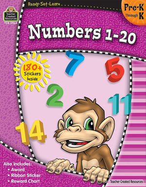 ReadySetLearn: Numbers 120, Grades PreKK from Teacher Created Resources,Used