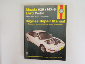 Mazda 626 & MX6, and Ford Probe (19932001) Automotive Repair Manual (Haynes Repair Manual),Used