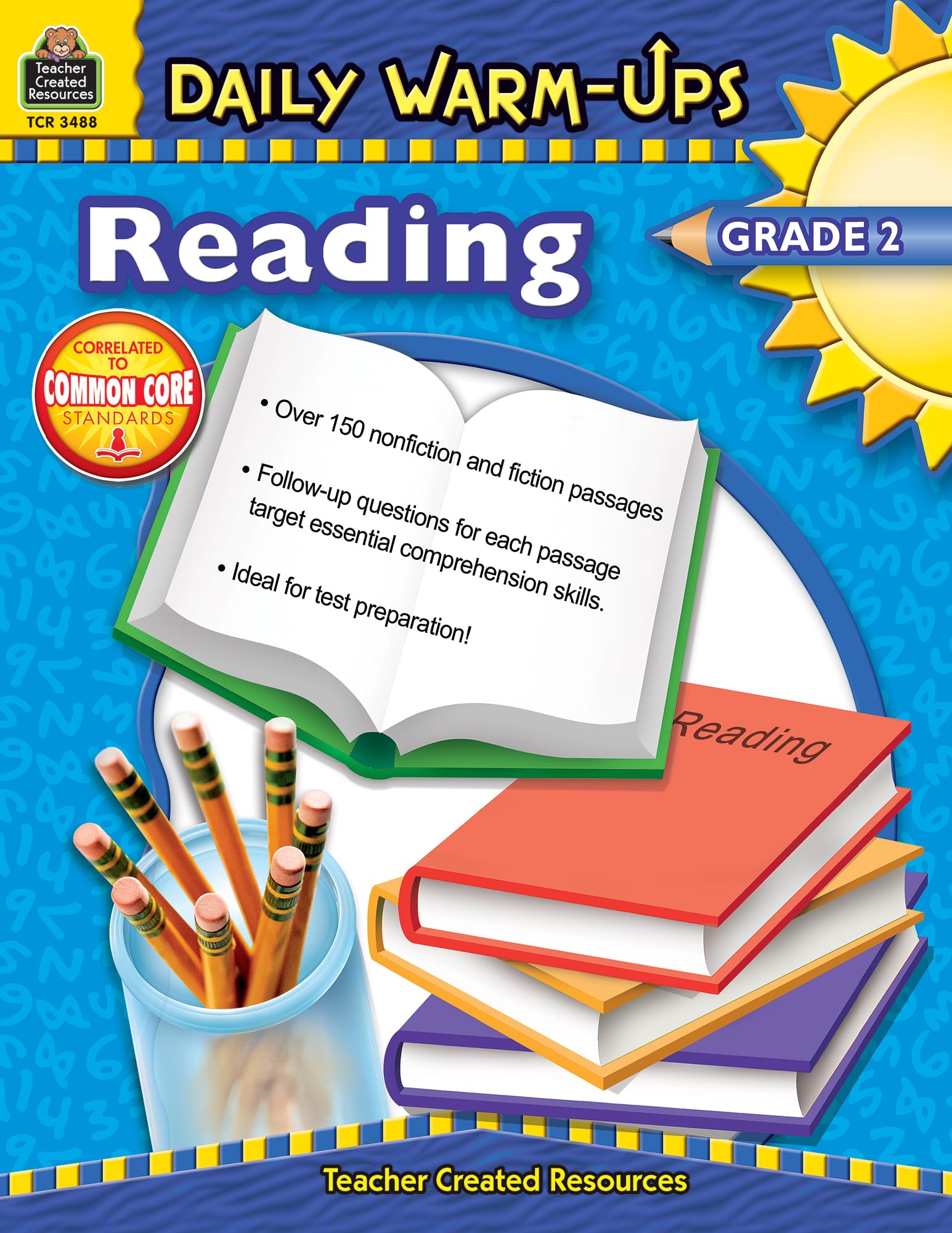 Daily Warmups: Reading, Grade 2 From Teacher Created Resources,Used