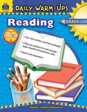 Daily Warmups: Reading, Grade 2 From Teacher Created Resources,Used