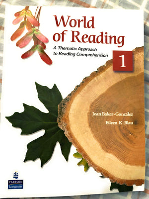 World of Reading 1: A Thematic Approach to Reading Comprehension,New