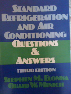 Standard Refrigeration and Air Conditioning Questions & Answers,Used
