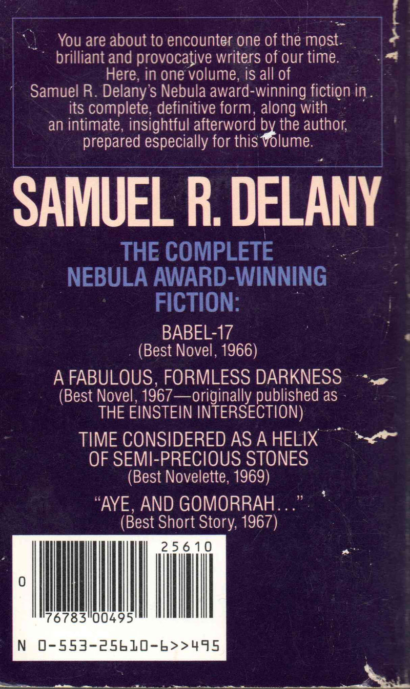 The Complete Nebula AwardWinning Fiction of Samuel R. Delany,Used