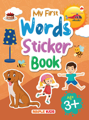 My First Sticker Book - Words - Activity Book For Kids - Stickers For Children - Age 3+ Years