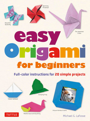 Easy Origami For Beginners: Fullcolor Instructions For 20 Simple Projects,Used