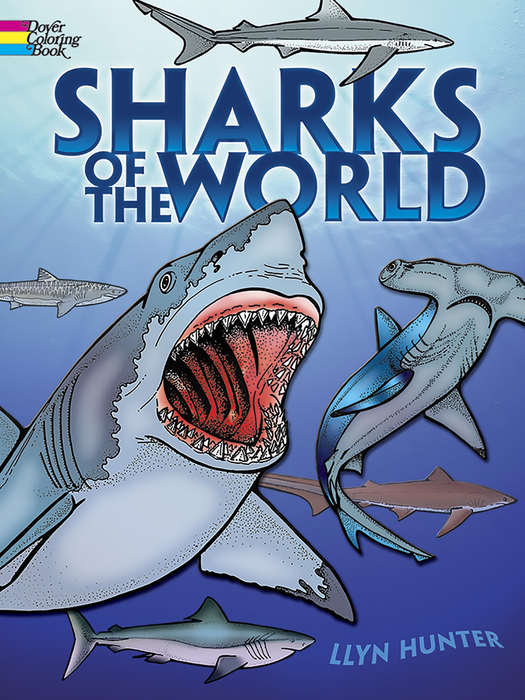 Sharks of the World Coloring Book (Dover Sea Life Coloring Books),Used