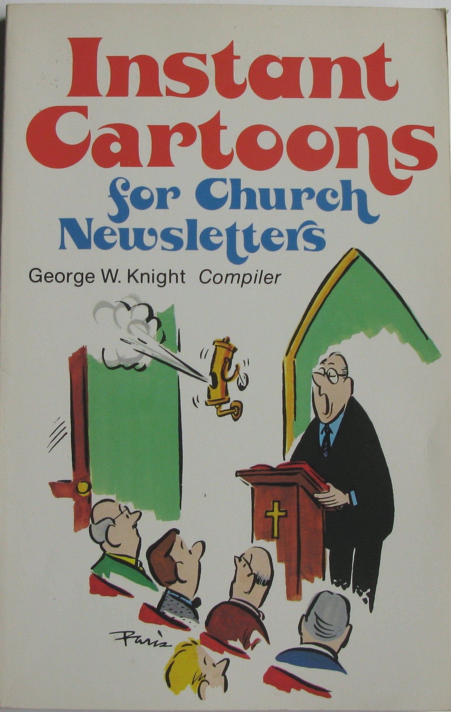 Instant Cartoons for Church Newsletters,Used