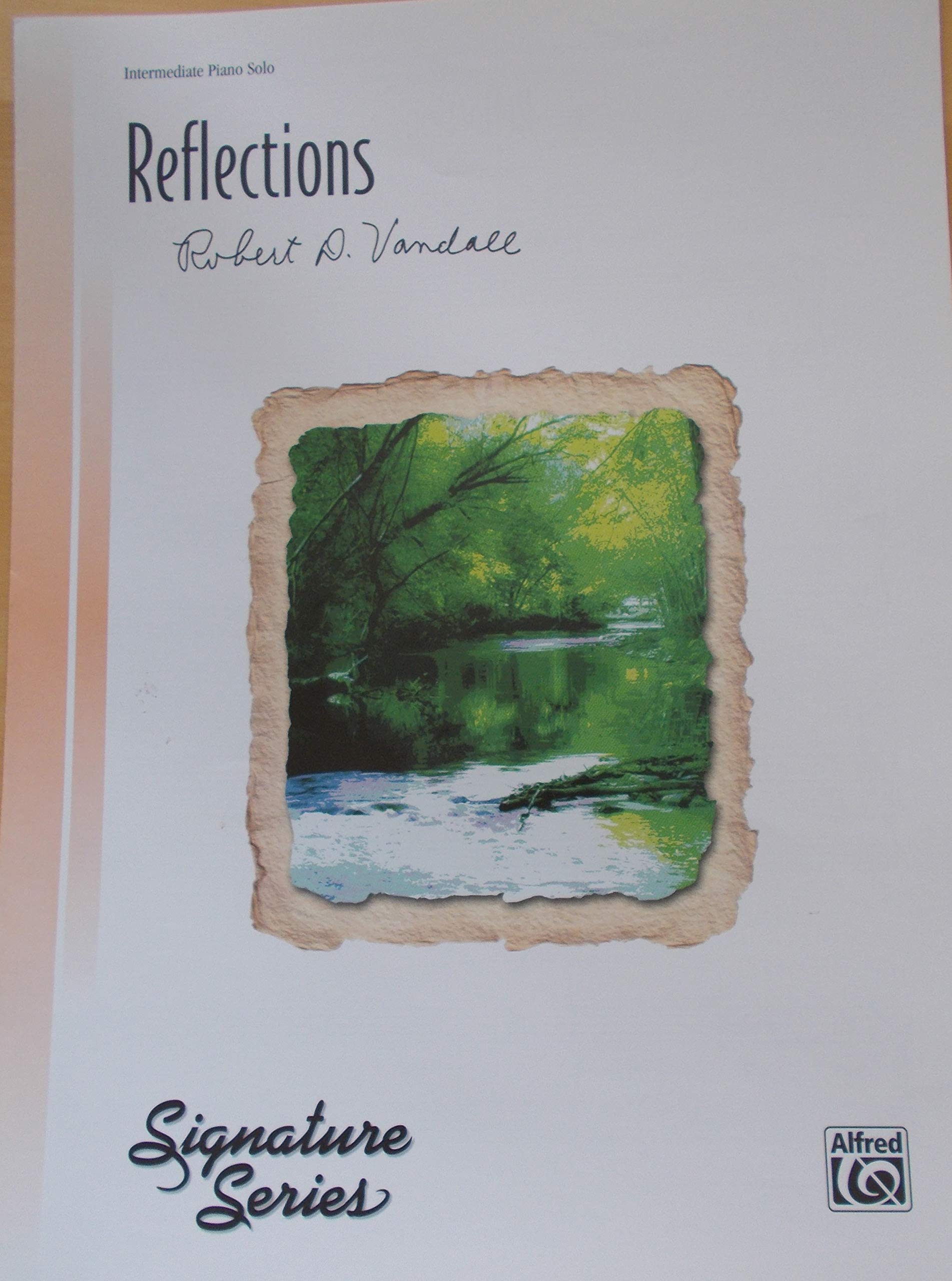 Reflections Sheet Piano By Robert D. Vandall,Used