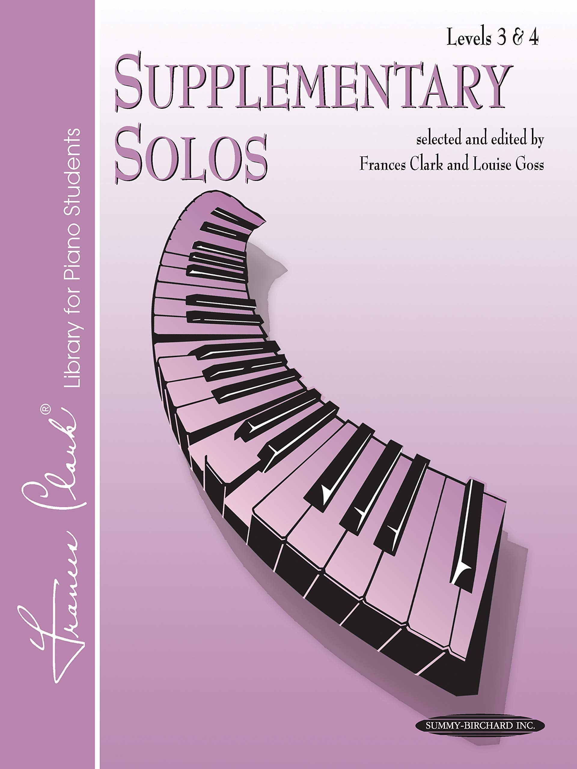 Supplementary Solos: Levels 3 & 4 (Frances Clark Library Supplement),Used