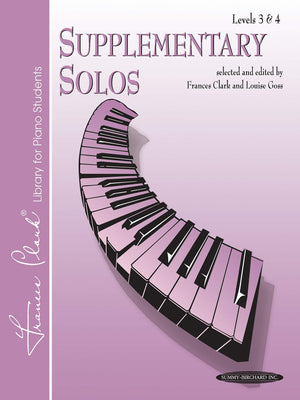 Supplementary Solos: Levels 3 & 4 (Frances Clark Library Supplement),Used