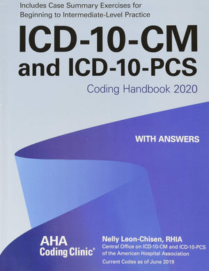 Icd10Cm And Icd10Pcs Coding Handbook, With Answers 2020: Includes Case Summary Exercises For Beginning To Intermediatelevel,Used