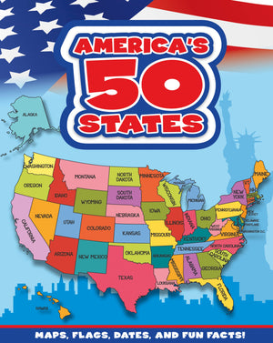 America's 50 States: Maps, Flags, Dates, and Fun Facts!,Used
