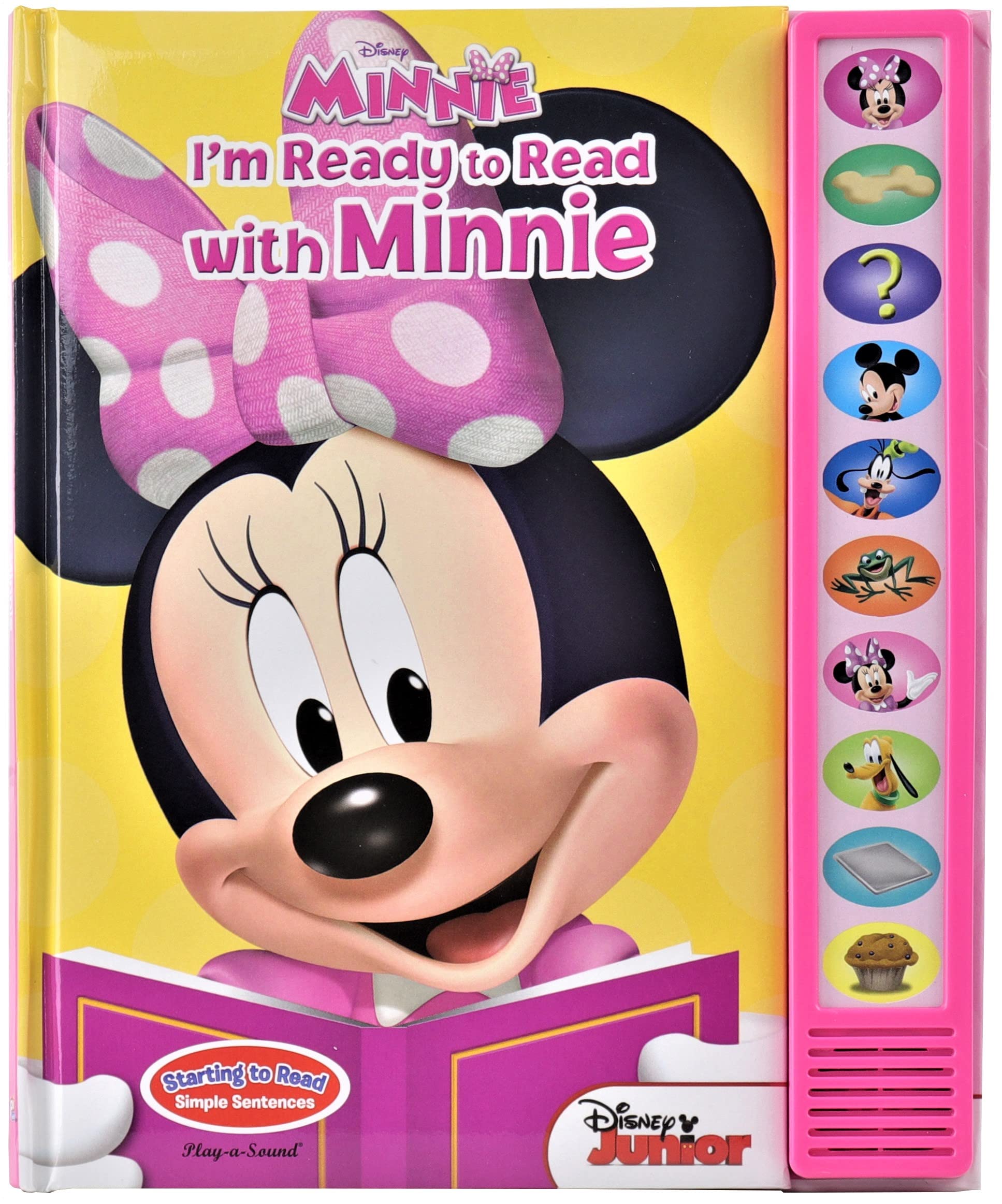 Disney Minnie Mouse  I'm Ready to Read with Minnie Sound Book  PI Kids,New