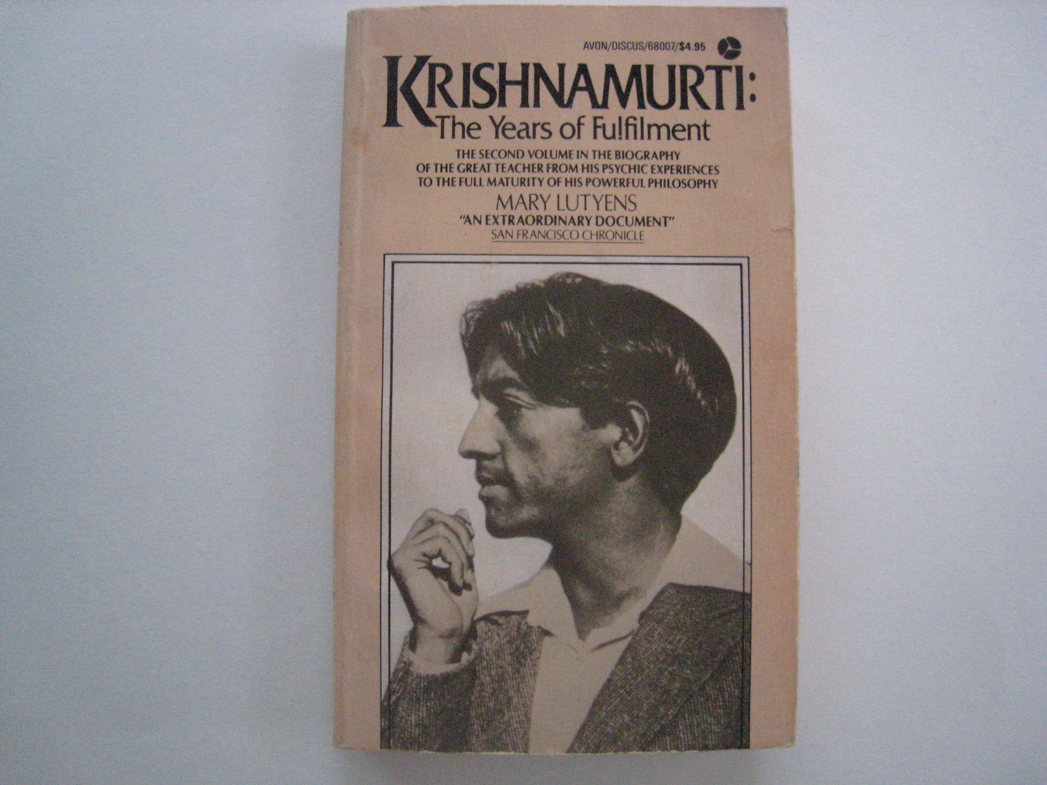 Krishnamurti: The Years of Fulfillment,Used