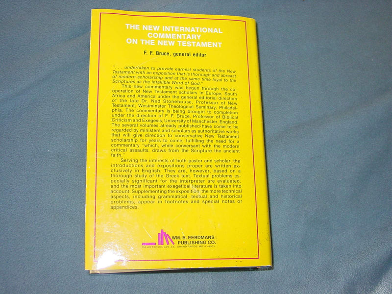 Epistle To The Romans: The English Text With Introduction, Exposition, And Notes (New International Commentary On The New Testam,Used