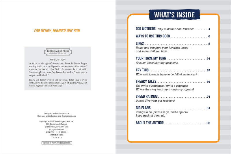 Mother & Son: Our BackandForth Journal,Used