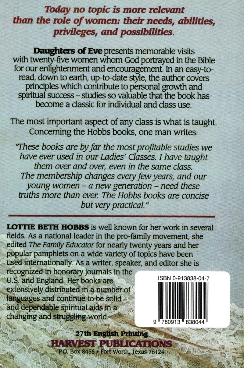 Daughters of Eve: Strength for Today from Women of Yesterday,New