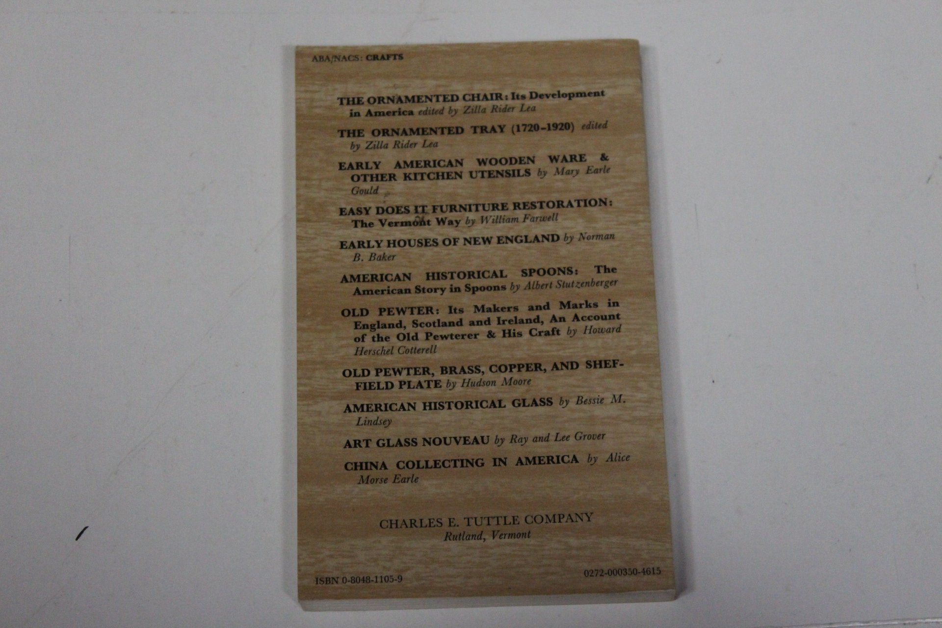 Windsor Handbook: Compromising Illustrations and Descriptions of Windsor Furniture of All Periods,Used