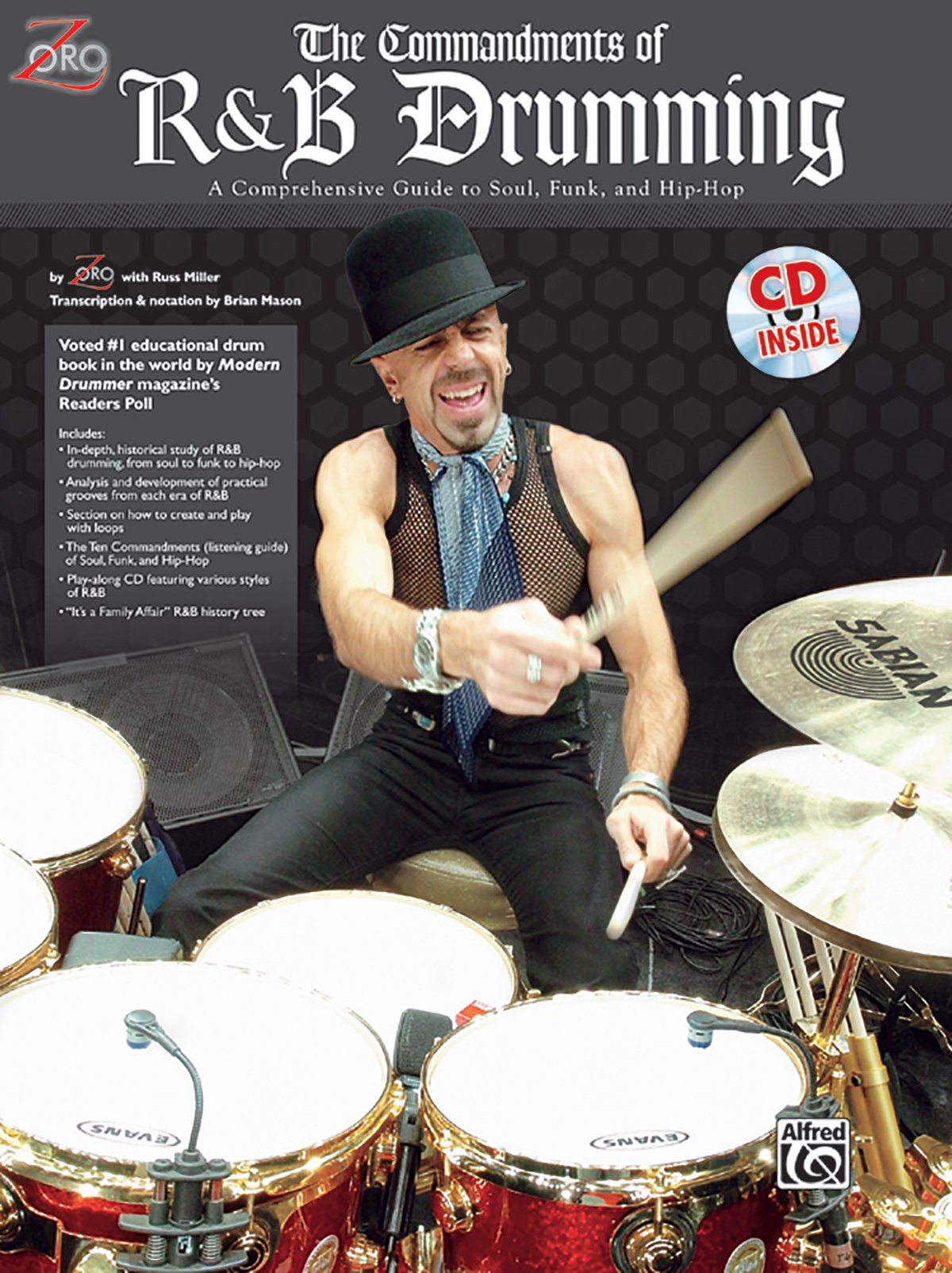 The Commandments of R&B Drumming: A Comprehensive Guide to Soul, Funk & Hip Hop, Book & Online Audio,New