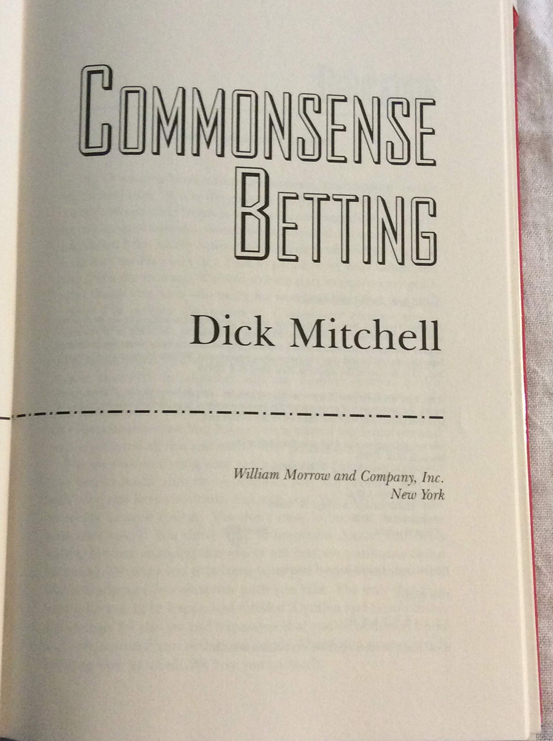 Commonsense Betting,Used