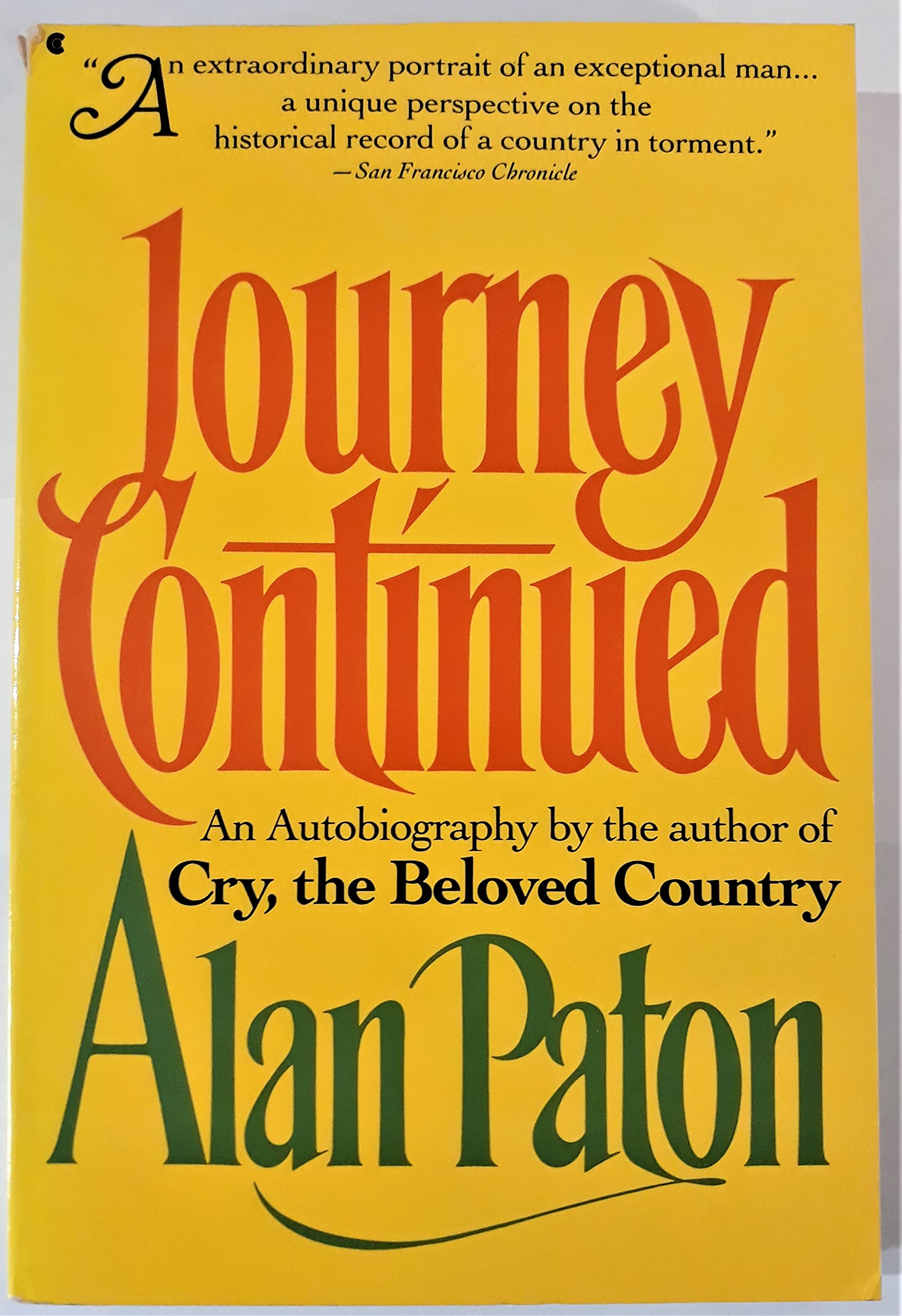 Journey Continued: An Autobiography,Used
