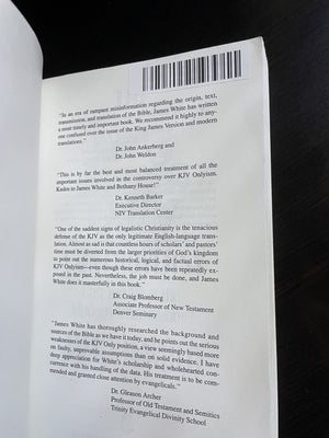 The King James Only Controversy: Can You Trust the Modern Translations?,New