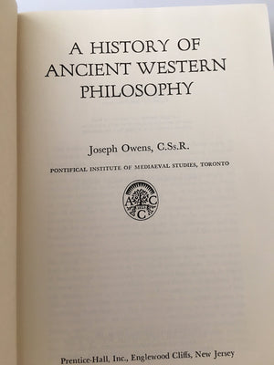 History Of Ancient Western Philosophy,New