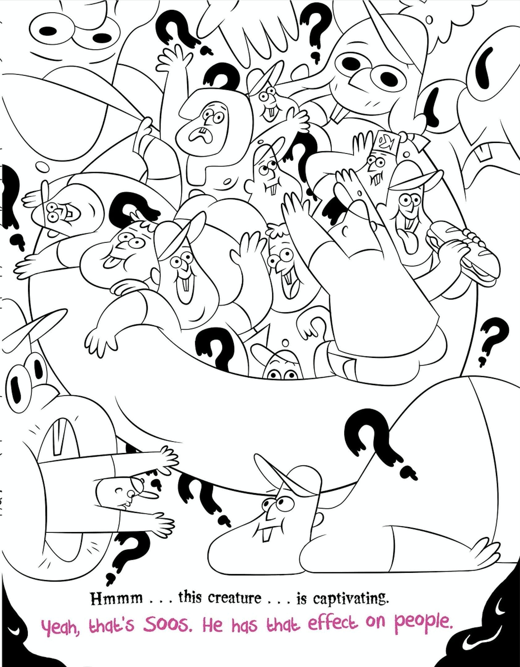 Gravity Falls Don'T Color This Book!: It'S Cursed!