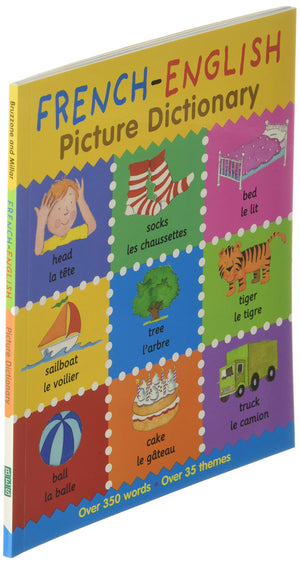 Sourcebooks Explore French-English Picture Dictionary for Kids - 350 Words with Pictures, Ideal for Toddlers 1-3, Homeschool Supplies