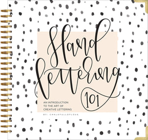 Hand Lettering 101: A StepbyStep Calligraphy Workbook for Beginners (Gold SpiralBound Workbook with Gold Corner Protectors) (,Used