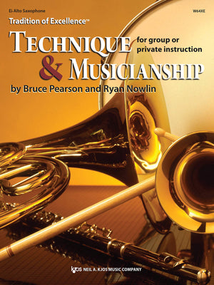W64XE  Tradition of Excellence Technique & Musicianship  Eb Alto Saxophone,Used