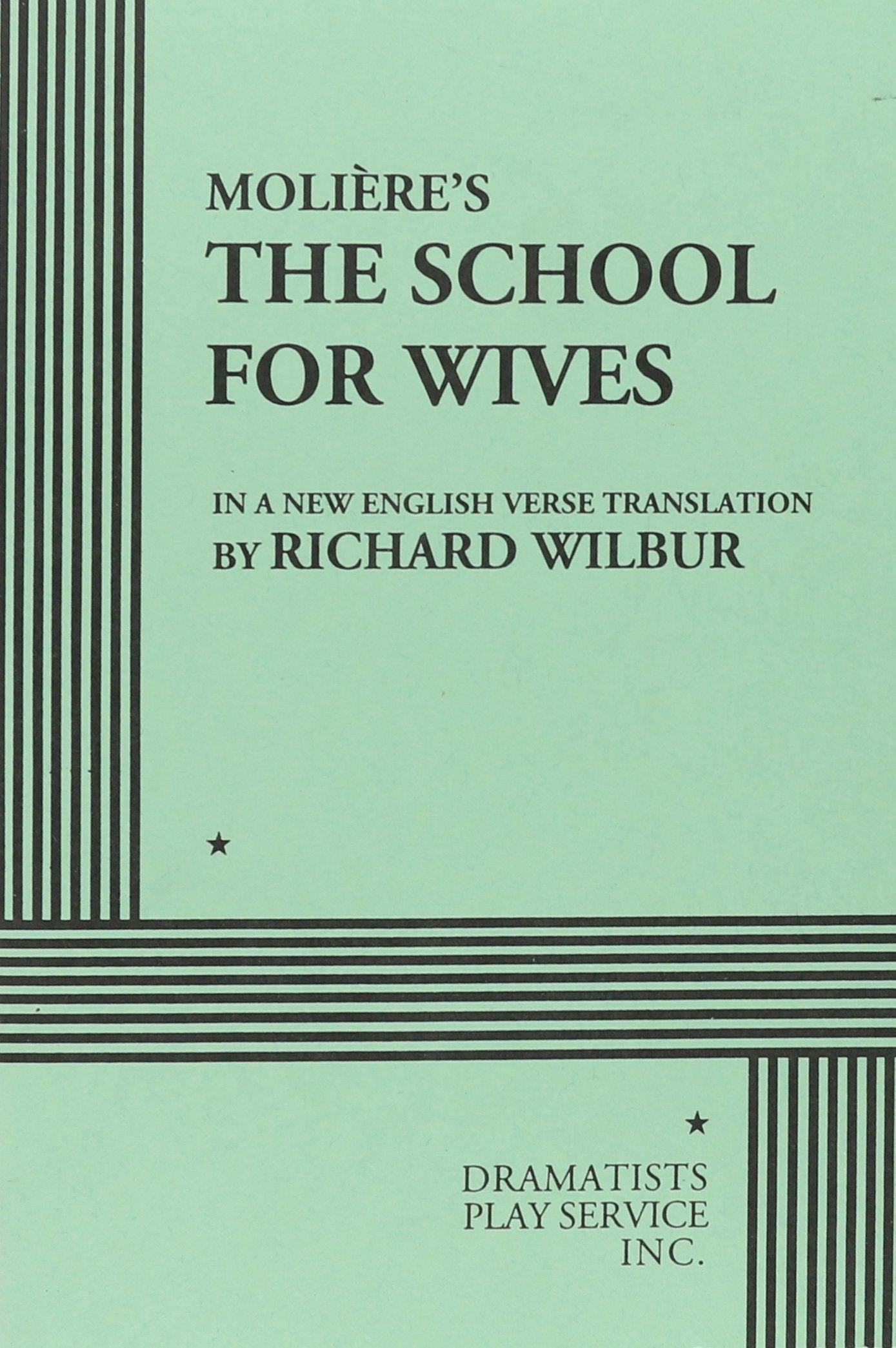 Moliere's The School For Wives,Used