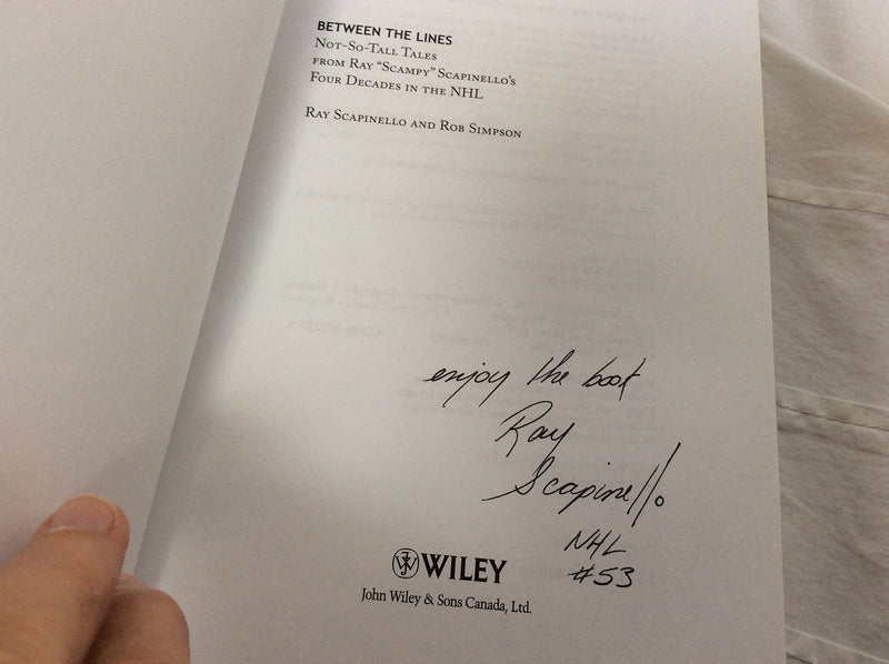 Between The Lines: Notsotall Tales From Ray 'Scampy' Scapinello'S Four Decades In The Nhl,New