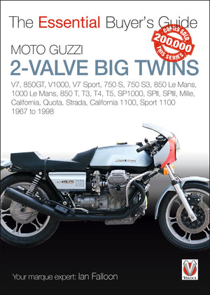 Moto Guzzi 2Valve Big Twins: V7, 850Gt, V1000, V7 Sport, 750 S, 750 S3, 850 Le Mans, 1000 Le Mans, 850 T, T3, T4, T5 (The Essen